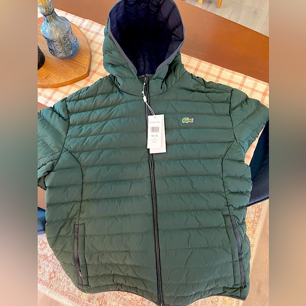 Lacoste Hooded Puffer Jacket
